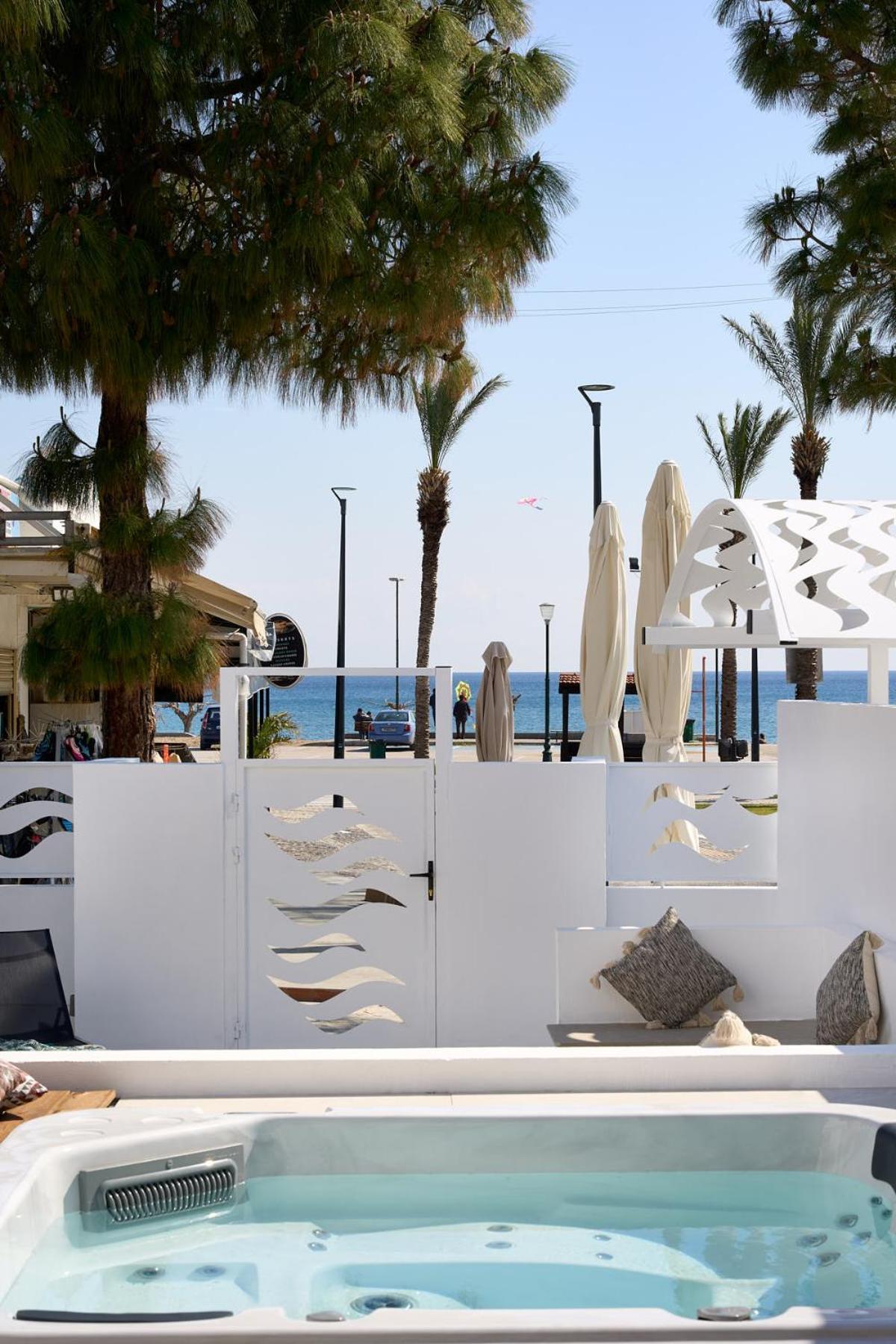 Sia Mare Seaside Apartments Faliraki Bagian luar foto